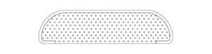 D Mould Foam Trim - 24mm x 6mm x 5m