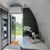back door, aluminium. glass door. front door